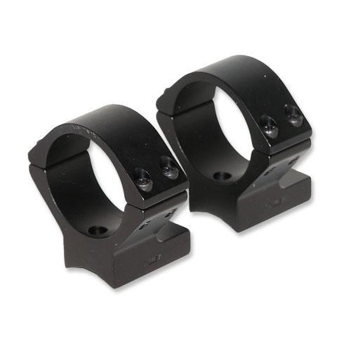 Talley Lightweight Alloy Scope Mounts – Black Anodized – 30mm – Low Ruger American Savage w/Accutrigger Steven 200 Stiller Predator TC Venture