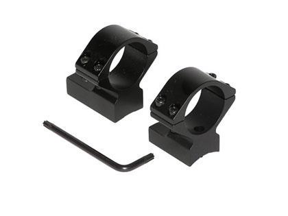 Talley Lightweight Alloy Scope Mounts – Black Anodized – 1″ – Medium Weatherby Accumark – Magnum Mark V (9 LUG)