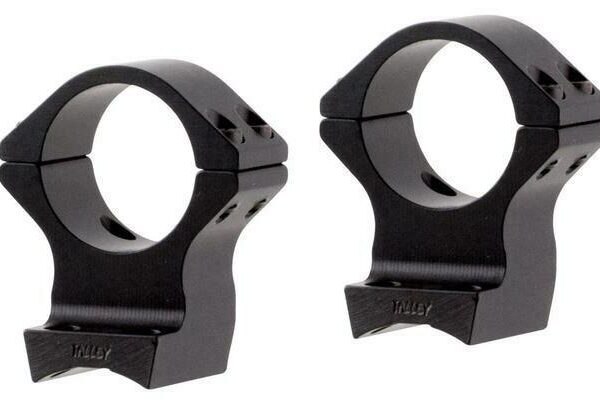 Talley Lightweight Alloy Scope Mount Combo Browning X-Bolt 1″ Med – Black Anodized