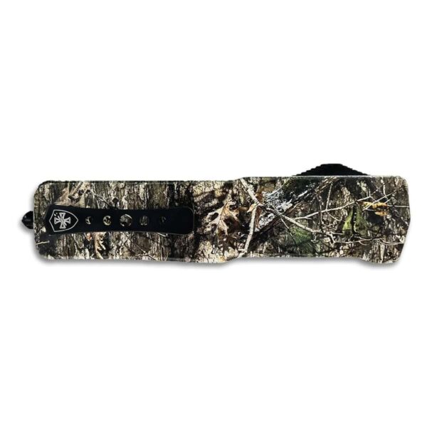 Templar Knife Premium Weighted Large Knife 3-1/2″ D2 Tanto Blade Mossy Oak Country DNA
