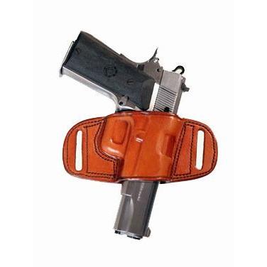 Tagua Gunleather Quick Draw Belt Holster for Colt Gov’t 1911 5″/Commander 1911 4″/Officers 1911 3.5″/Most 1911 w/o rail Brown Right Hand