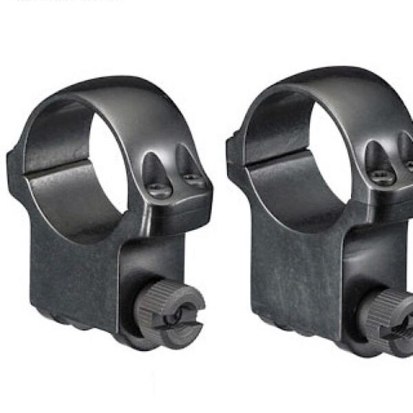 Ruger M77 2-Piece Steel Scope Rings 4B/5B 1″ Medium – Blued