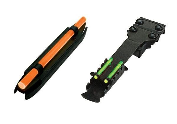 Hiviz C-Series Magnetic Turkey/Deer Sight Set Green/Orange Front Green Rear Narrow Model