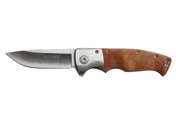 Sarge Knives Flash – Wooden Swift Assisted Folding Knife – 7-3/4″ Overall Length