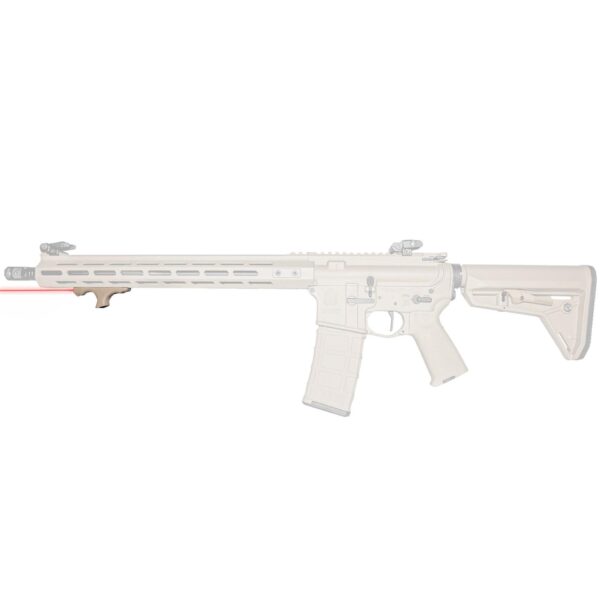Viridian HS1 FDE Handstop with Red Laser M-Lok Mounting
