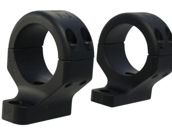DNZ Hunt Masters 2-Piece Scope Mount (4 Screws) – Howa 1500 Mossberg 100ATR 4×4 Patriot Weatherby Vanguard Rem 700 721 722 725 1″ Medium Black