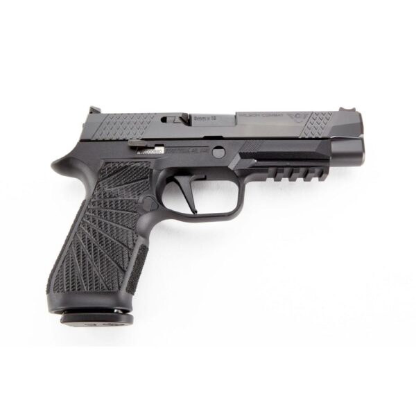 Wilson Combat/SIG P320 Full-Size Handgun 9mm Luger 17rd Magazines (2) 4.7″ Barrel Black Grip Module Action Tune Straight Trigger