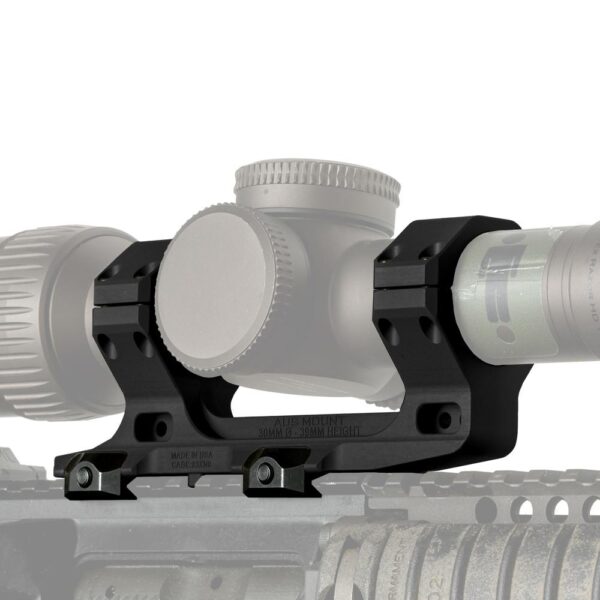 Reptilia AUS Mount 1-Piece Scope Mount 30mm 1.54″ H Black Anodized