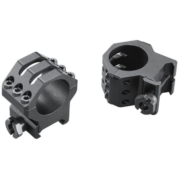 Weaver 6-Hole Aluminum Scope Rings 1″ High Matte