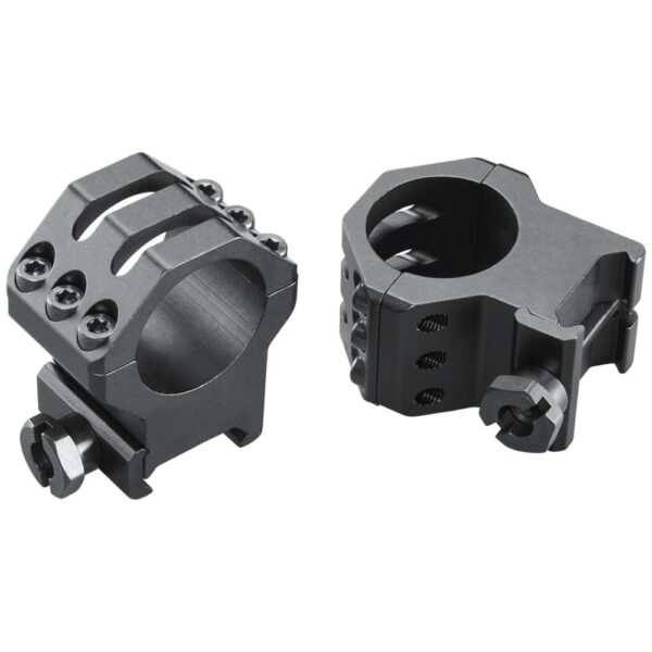 Weaver 6-Hole Aluminum Scope Rings 1″ X-High Matte