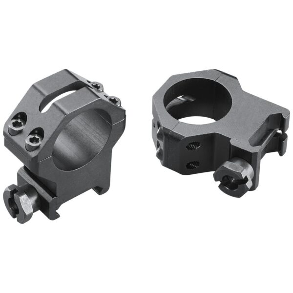 Weaver 4-Hole Skeleton Aluminum Scope Rings 1″ X-High Matte