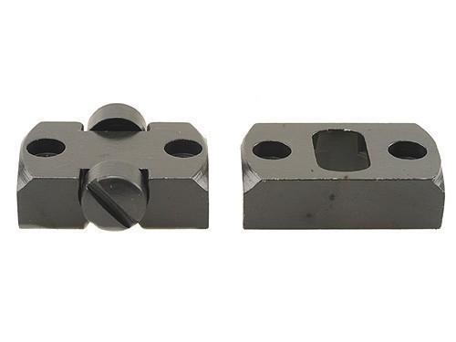 Weaver 2-Piece Grand Slam Steel Dovetail Scope Base – CVA Round Receiver Black