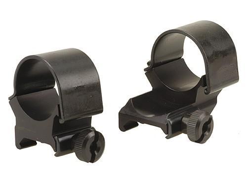 Weaver Detachable Extension Top Mount Aluminum Scope Rings – 1″ High EXT – Matte