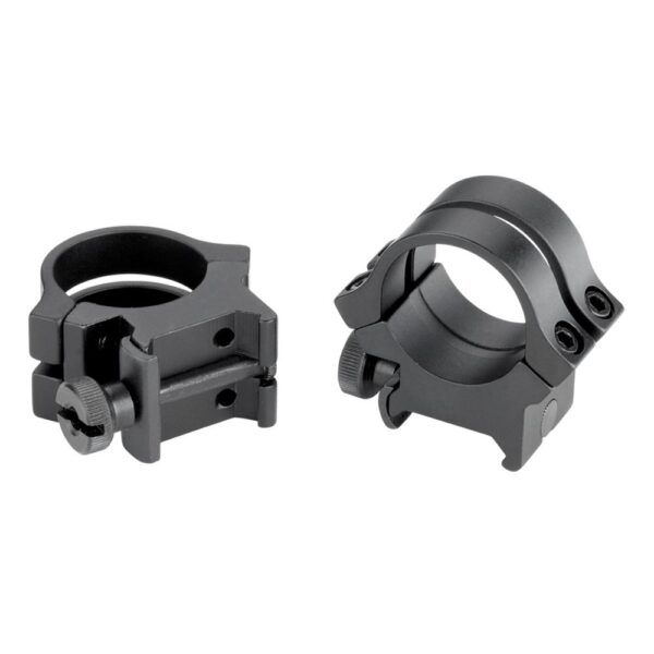 Weaver Quad Lock Detachable Scope Rings 1″ High Matte
