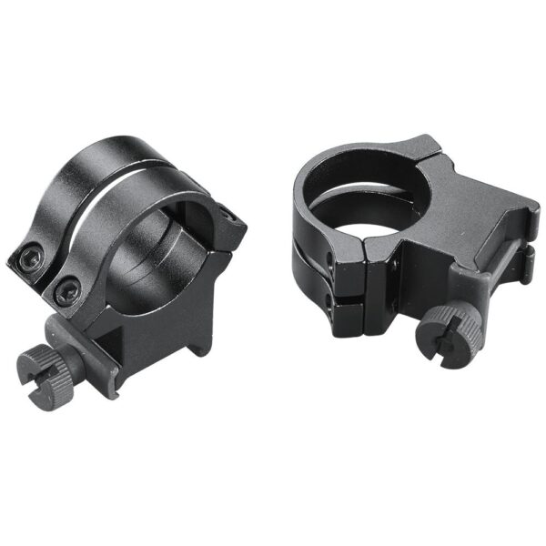 Weaver Quad Lock Detachable Scope Rings 1″ High Extension Matte