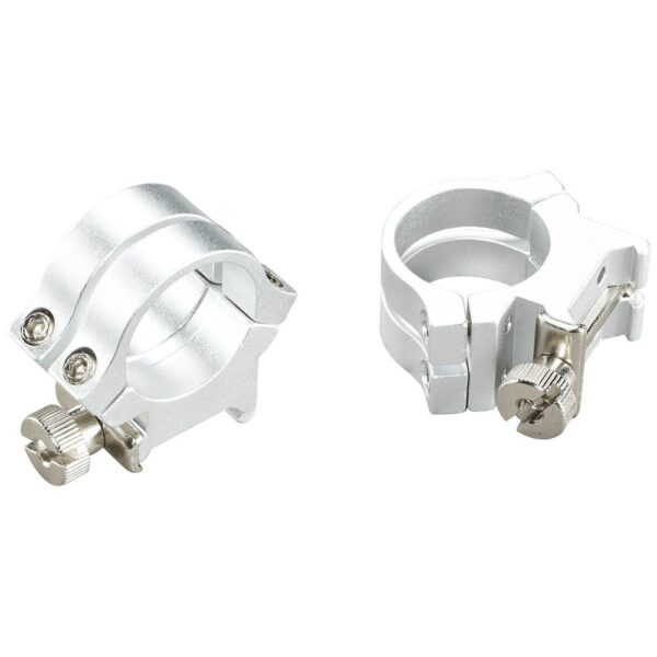Weaver Quad Lock Detachable Scope Rings 1″ High Silver
