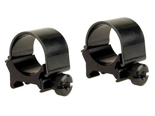 Weaver Detachable Top Mount Aluminum Scope Rings 1″ Medium – Black