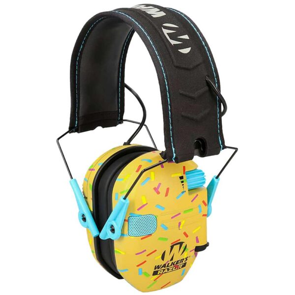Walker’s Razor Slim Electronic Ear Muff 23dB Golden Brown Sprinkles