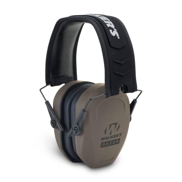 Walker’s Razor Slim Passive Ear Muffs 27dB FDE