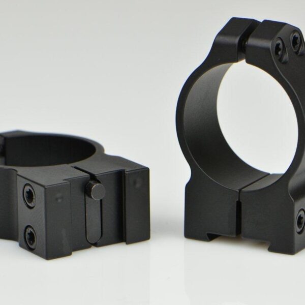 Warne 2-Piece Maxima Fixed Scope Ringmounts with Grooved Receiver – Tikka 30mm Medium Matte