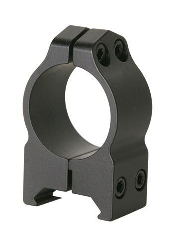 Warne 2-Piece Maxima Fixed Scope Ringmounts with Grooved Receiver – 1″ High Matte CZ 550 19mm Dovetail