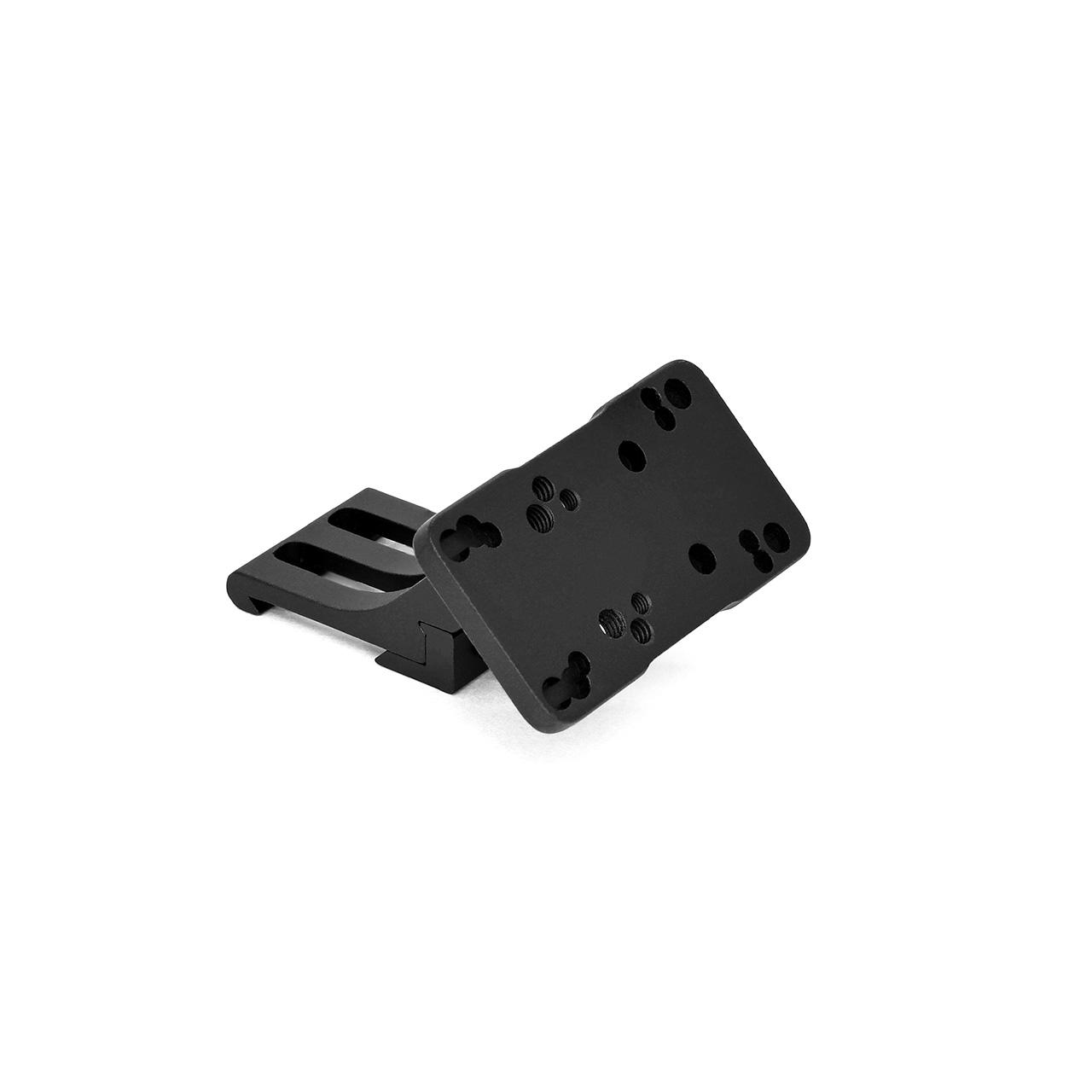 Warne 45-Degree Offset Red-Dot Riser Mount Right-Hand