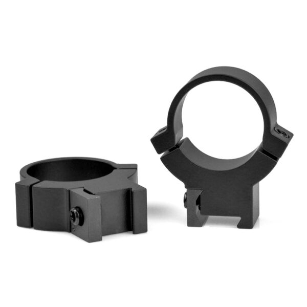 Warne 722M Rimfire Rings 1″ High Black