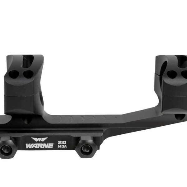 Warne Tactical LR-SKEL Long-Range MSR Precision Mount 30mm Black 20 MOA