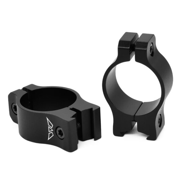 Warne Vapor 2-Piece Rimfire Scope Rings 1” Low – Anodized