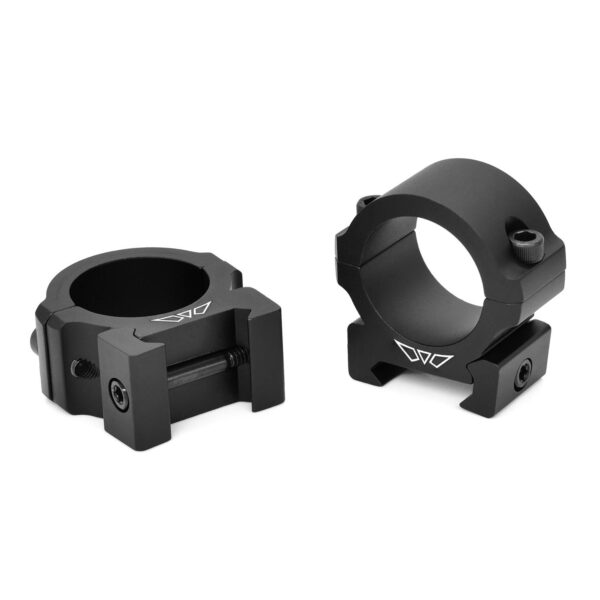 Warne Vapor 2-Piece Horizontal Scope Rings 1″ Low Matte