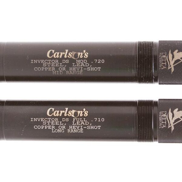 Carlson’s Delta Waterfowl Extended Mid and Long Range Choke Tubes for 12 ga Browning Invector DS 2/ct