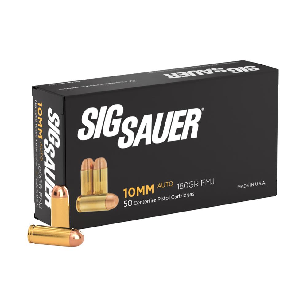 Sig Sauer Sig Elite Performance Handgun Ammunition 10Mm Auto 10mm Auto 180gr FMJ 50-Round Box