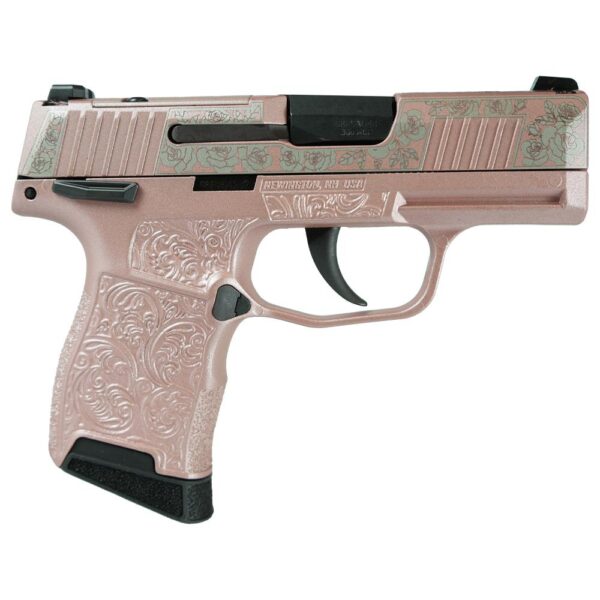 Sig Sauer P365 .380 ACP Striker-Fired Pistol Rose Gold N Roses 9mm 3.1″