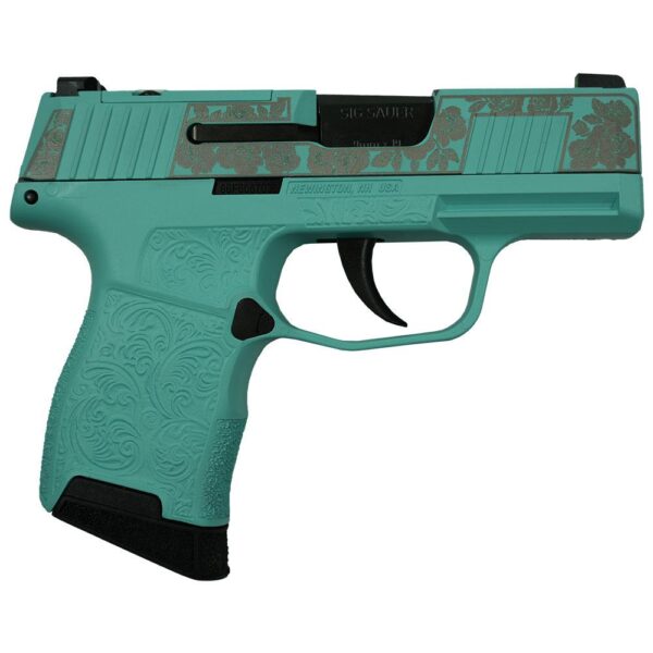 Sig Sauer P365 9MMLUGER Striker-Fired Pistol Gun & Roses-Robin’s Egg Blue