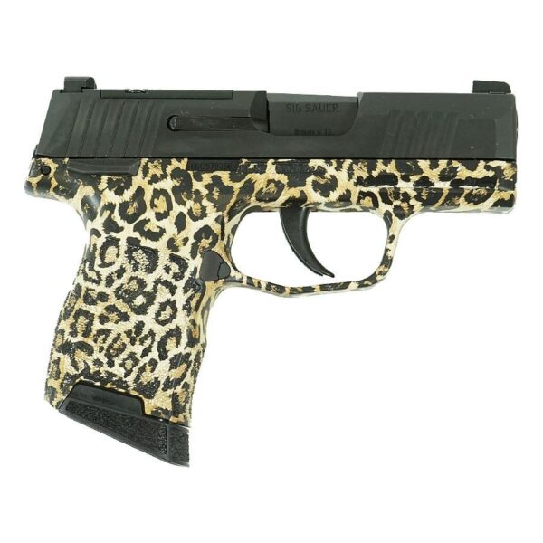 Sig Sauer P365 9MMLUGER Striker-Fired Pistol Leopard Print 9mm 3.1″