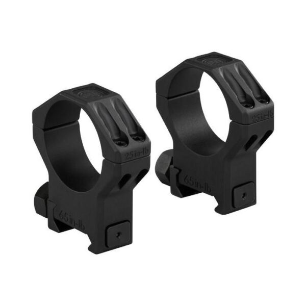 Sig Sauer Alpha6 Scope Ring Set 30mm High Profile 1.12″ Al Matte Black
