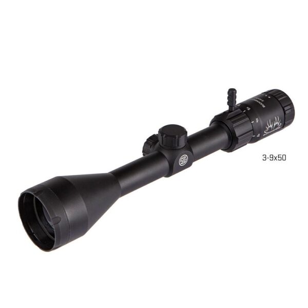 Sig Sauer Buckmasters Rifle Scope 3-9X50mm 1″ SFP BDC Black