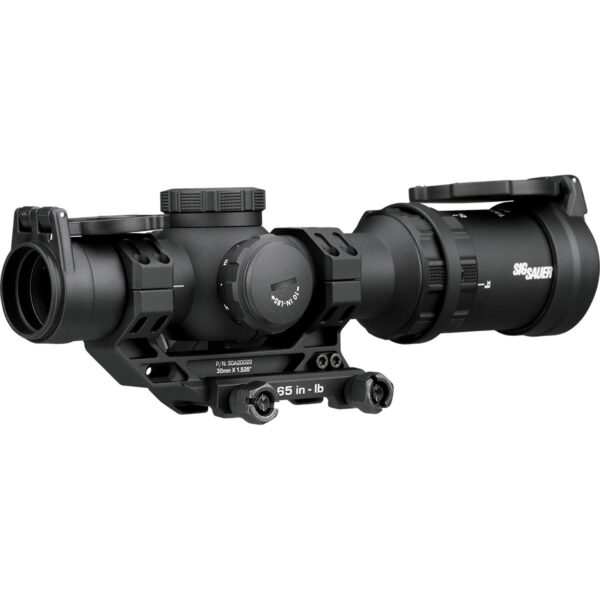 Sig Sauer Tango-MRS Compact Rifle Scope 1-6×24 30mm SFP BDC6 Illum. Black with Romeo 1 Red Dot