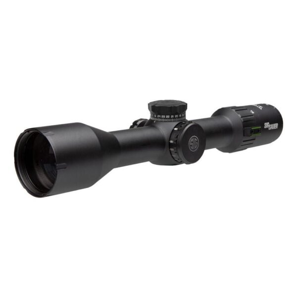 Sig Whiskey6 Rifle Scope 3-18×44 30mm SFP Multi-Lock Zero Stop MOA Milling Hunter 2.0 Non-Illum Black
