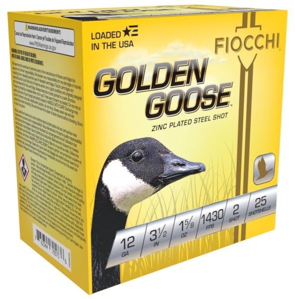 Fiocchi Golden Goose Shotshells 12ga 3 1/2″ 1-5/8oz 1430fps #BBB 25/ct