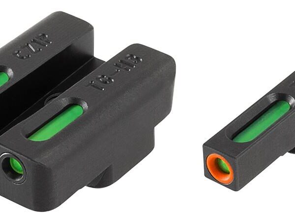 Truglo TFX Pro Tritium Fiber-Optic Xtreme Handgun Sight Set For CZ P10 – Front Orange/Green Rear