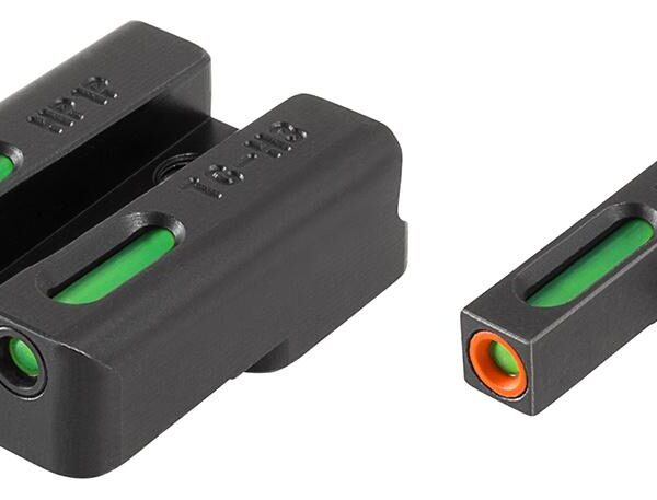 Truglo TFX Pro Tritium/Fiber-Optic Day/Night Sights Fit H&K VP9 VP40 P30 P30SK P30L 45 & 45 TACTICAL (Including Compact) – Orange Outline Front/