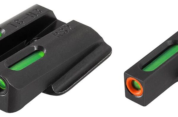 Truglo TFX Pro Next Gen Tritium & Fiber Optic Xtreme Handgun Sight – Ruger LC9|Ruger LC9s|Ruger LC380 – White Orange Front/Rear Green