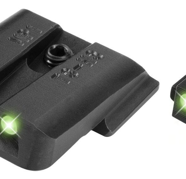 Truglo Tritium Pro Night Sights Fit S&W Bodyguard .380 – White Outline Front/Green Rear