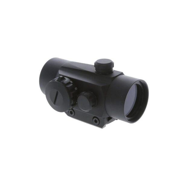 Truglo Traditional Red Dot Sight – 1x30mm 5 MOA Dot Size –  Black