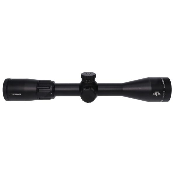Truglo Intercept Rifle Scope BTX – 3-9×40 IR Duplex Reticle – Black