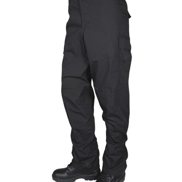 Tru-Spec BDU Basic Pants – 6.5oz. 65/35 Polyester Cotton Rip-Stop Zip Fly Closure Black Small