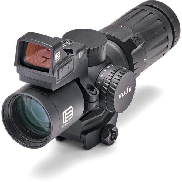 Eotech Vudu Rifle Scope 3-9×32 SFP HC1 Illum. Black with Integrated Mount and EFLX Red Dot