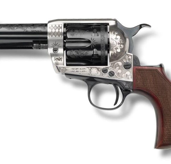 Pietta 1873 Alchimista Jr Handgun .45 Colt 6rd Capacity 3.5″ Barrel Silver &