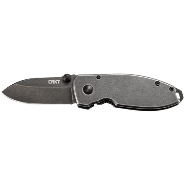 CRKT Squid Black Stonewash Knife 2-1/5″ Drop Point Blade
